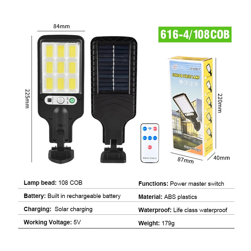 Solar Street Lights Outdoor Wireless Solar Security Wall Light