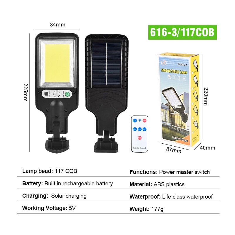 Solar Street Lights Outdoor Wireless Solar Security Wall Light