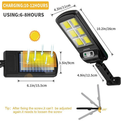 Solar Street Lights Outdoor Wireless Solar Security Wall Light