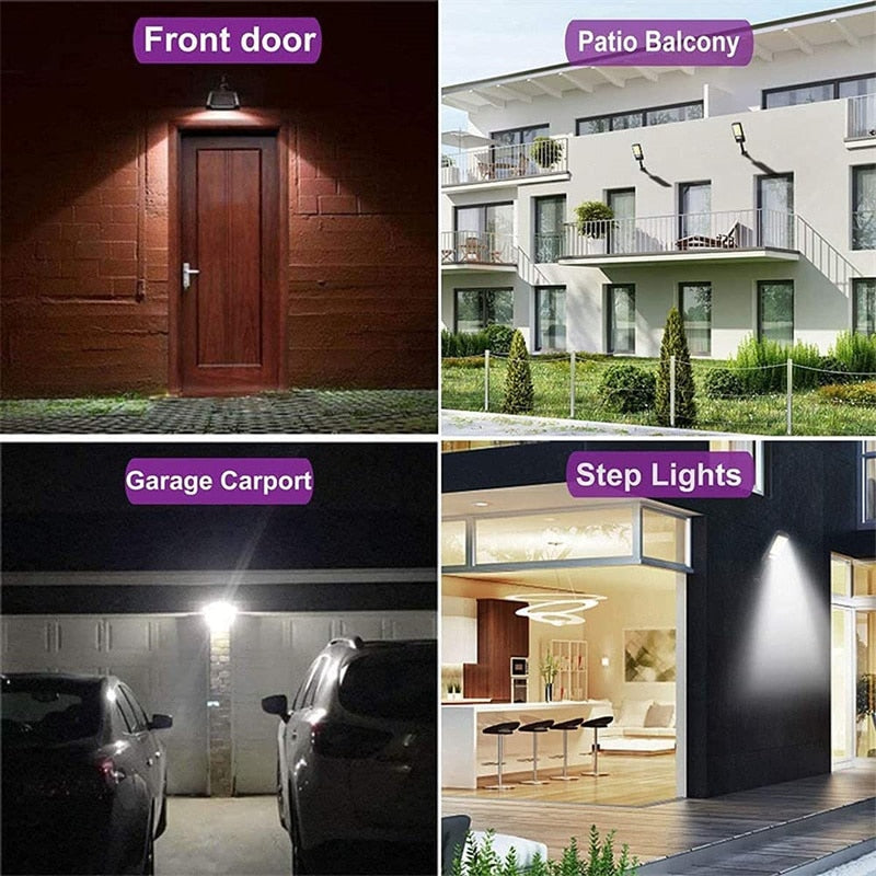 Solar Street Lights Outdoor Wireless Solar Security Wall Light