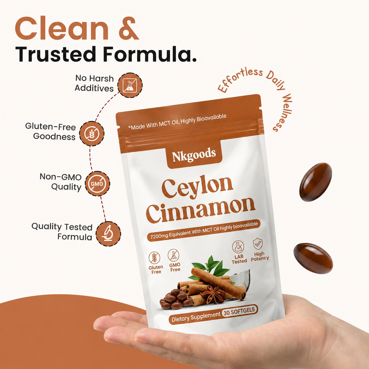 True Ceylon Cinnamon Daily Softgels