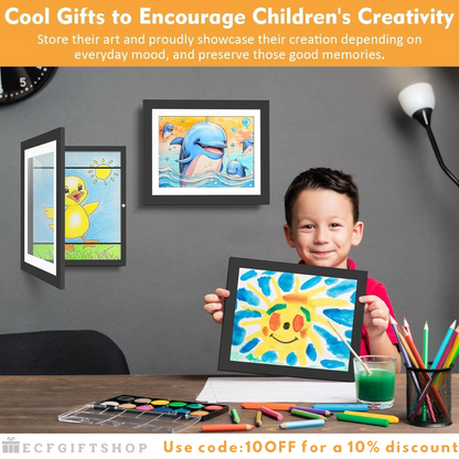 Kids' Magnetic Art Showcase