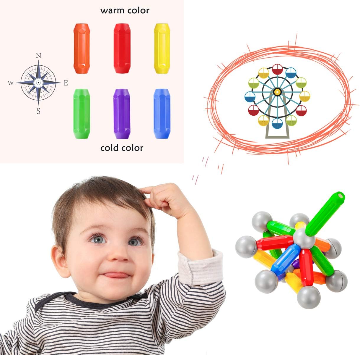 Magnetic Play Builders Set